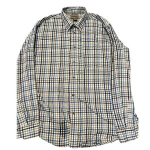 St. John’s Bay Men’s Long Sleeve Button Up Shirt Plaid Cotton Flannel Casual XL